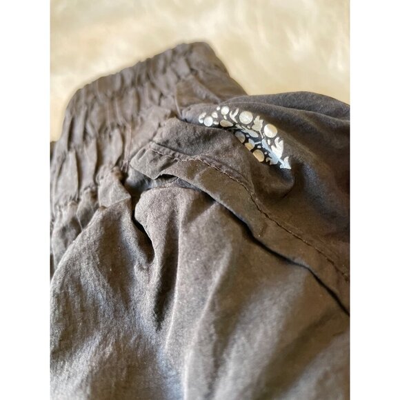 Fp Movement Womens Black High-Waisted Elastic Waist Ruffle Shorts Size XS - Picture 2 of 5